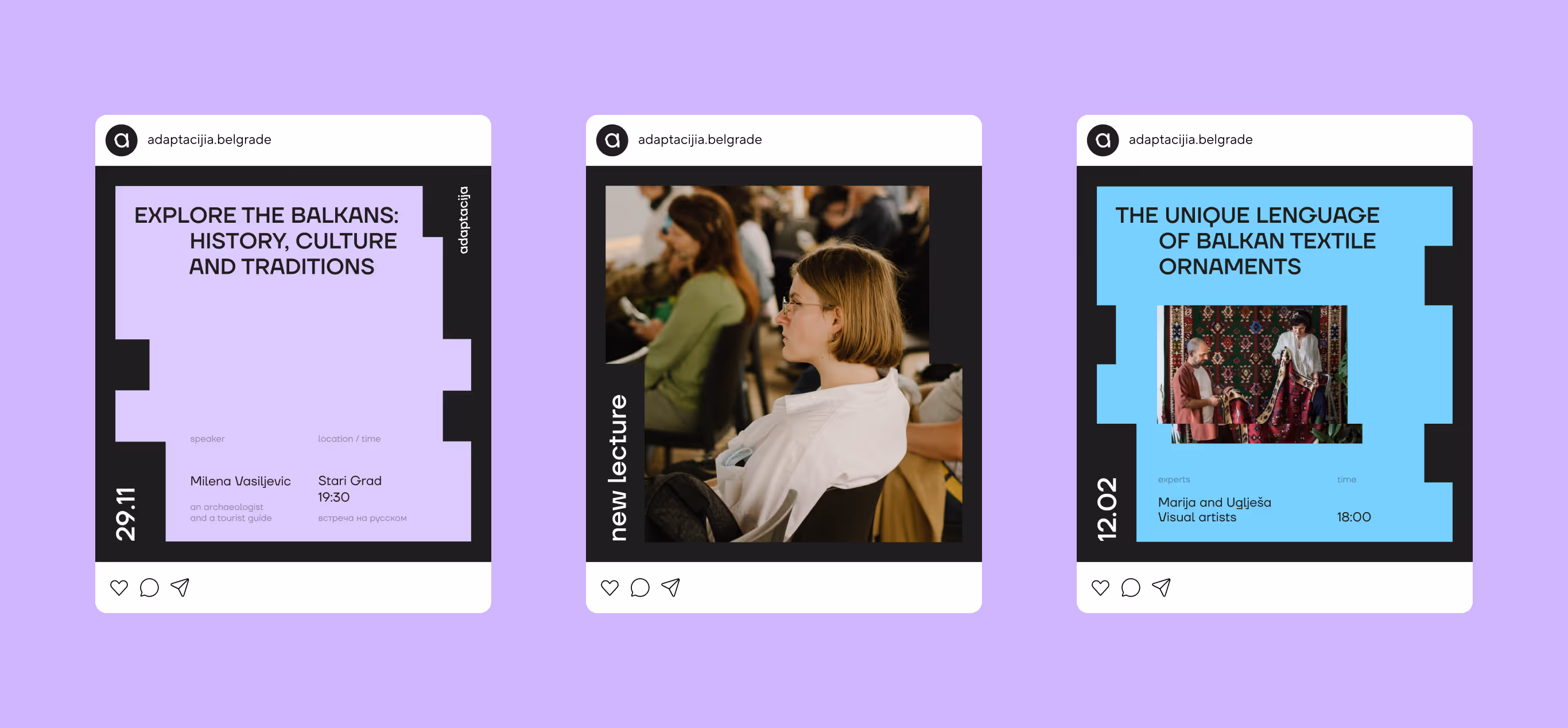 Adaptacija Instagram posts about Balkan history and culture