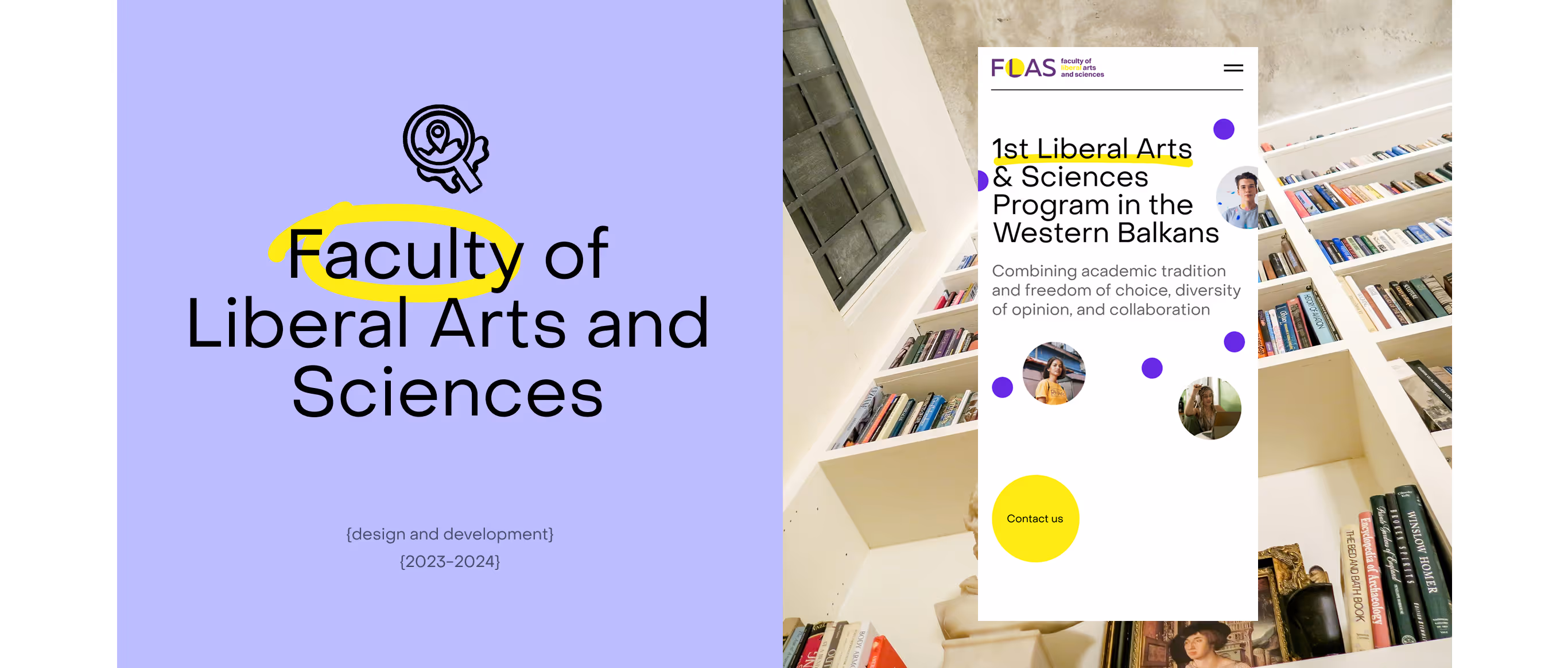 FLAS project cover — Faculty of Liberal Arts and Sciences