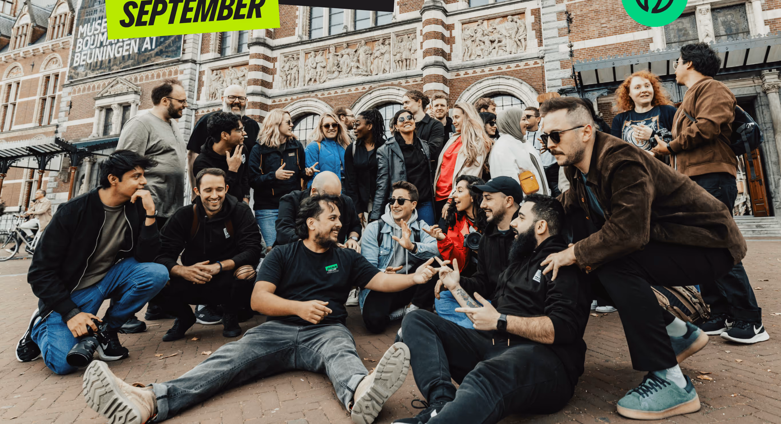 Group photo of the Localie community