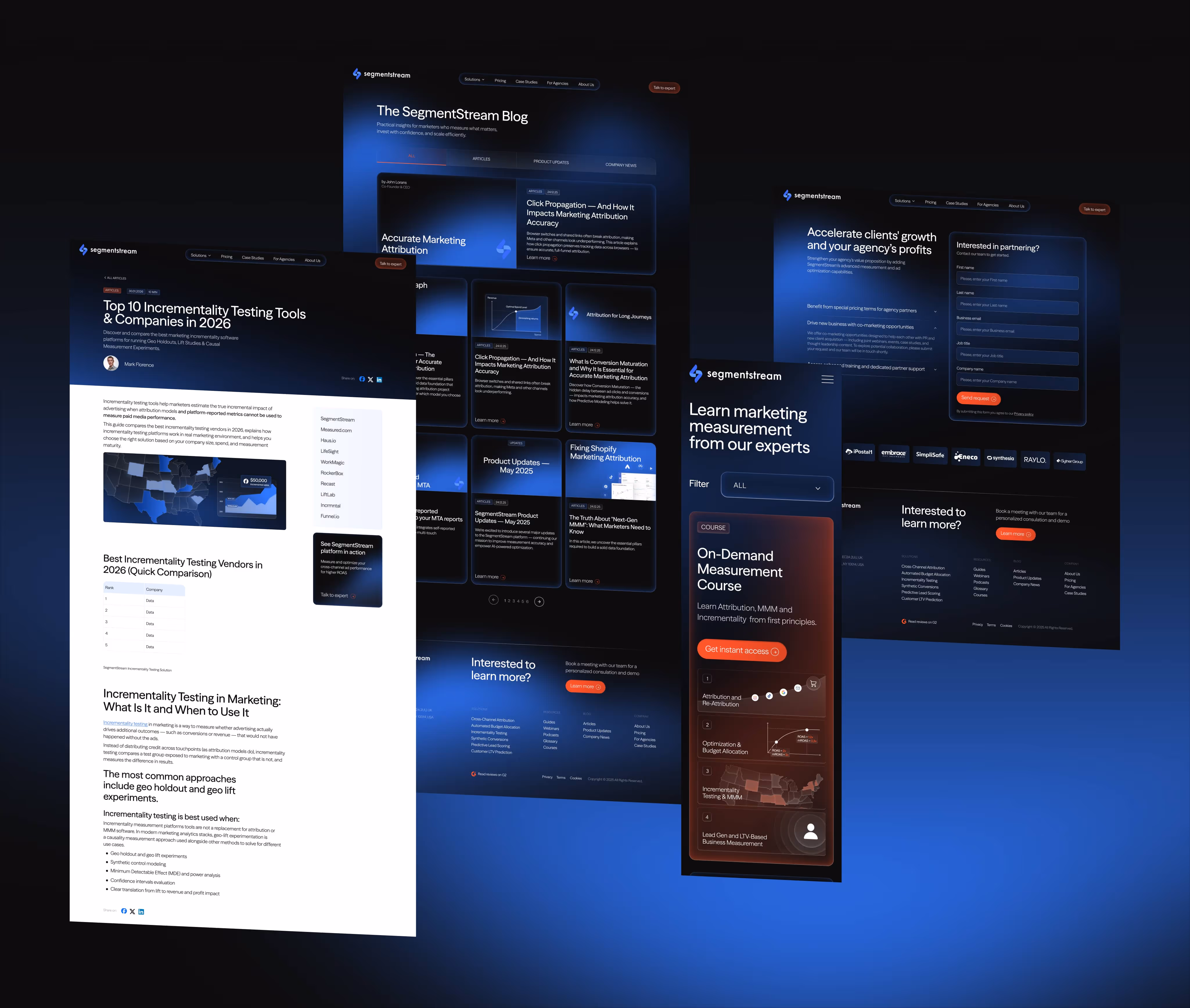 SegmentStream blog and content pages